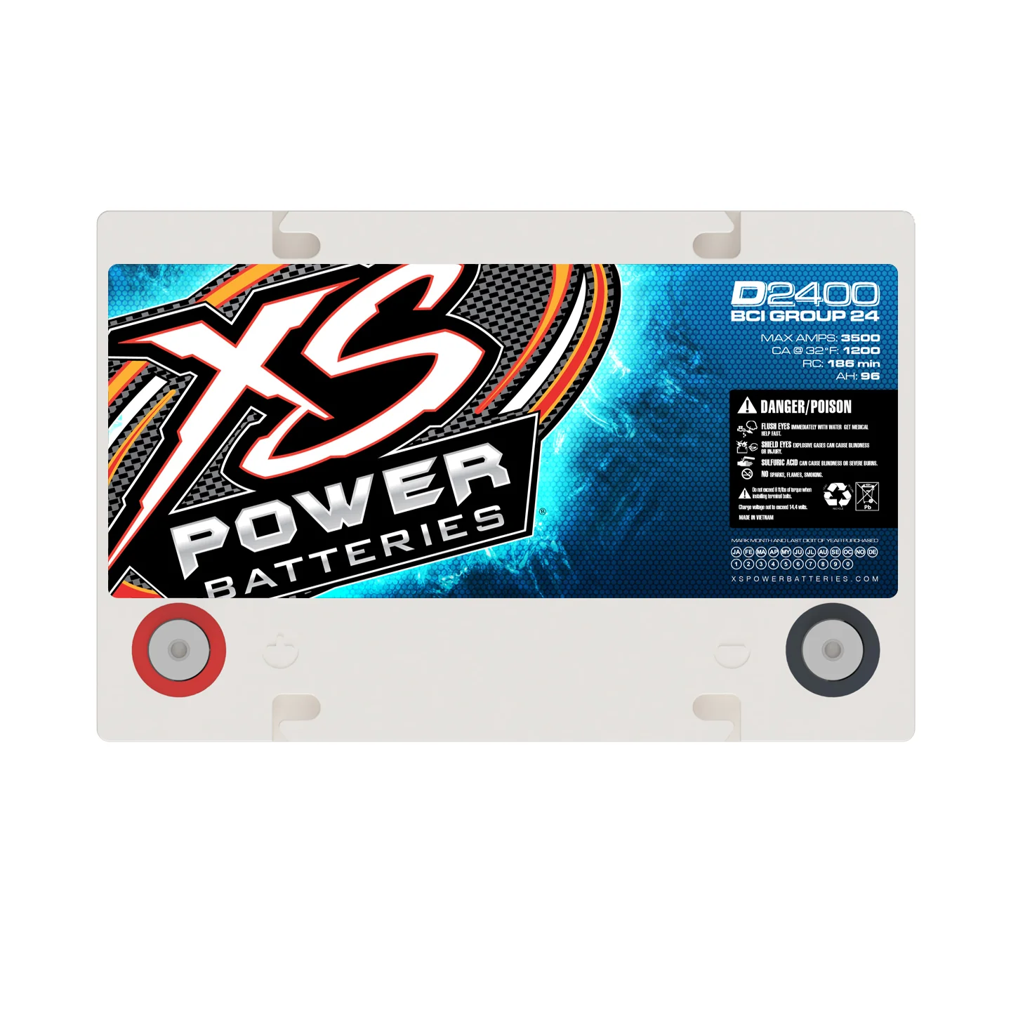 XS Power D2400 Group 24 12V AGM Battery - Image 4