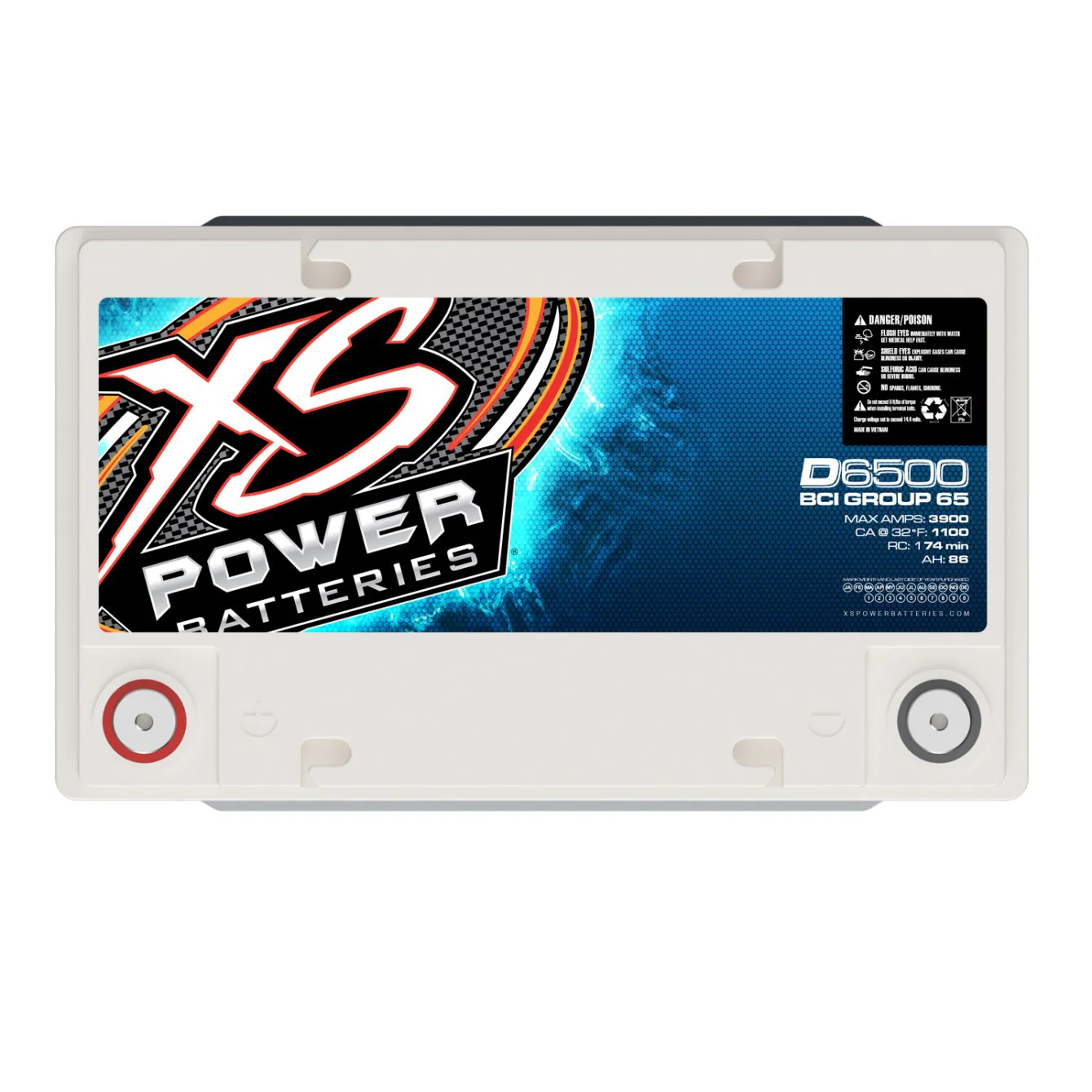 XS Power D6500 Group 65 12V AGM Battery - Image 4