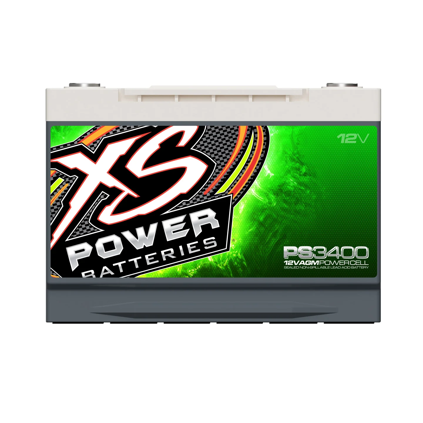 XS Power PS3400 Group 34 12V AGM Powersports Battery - Image 2