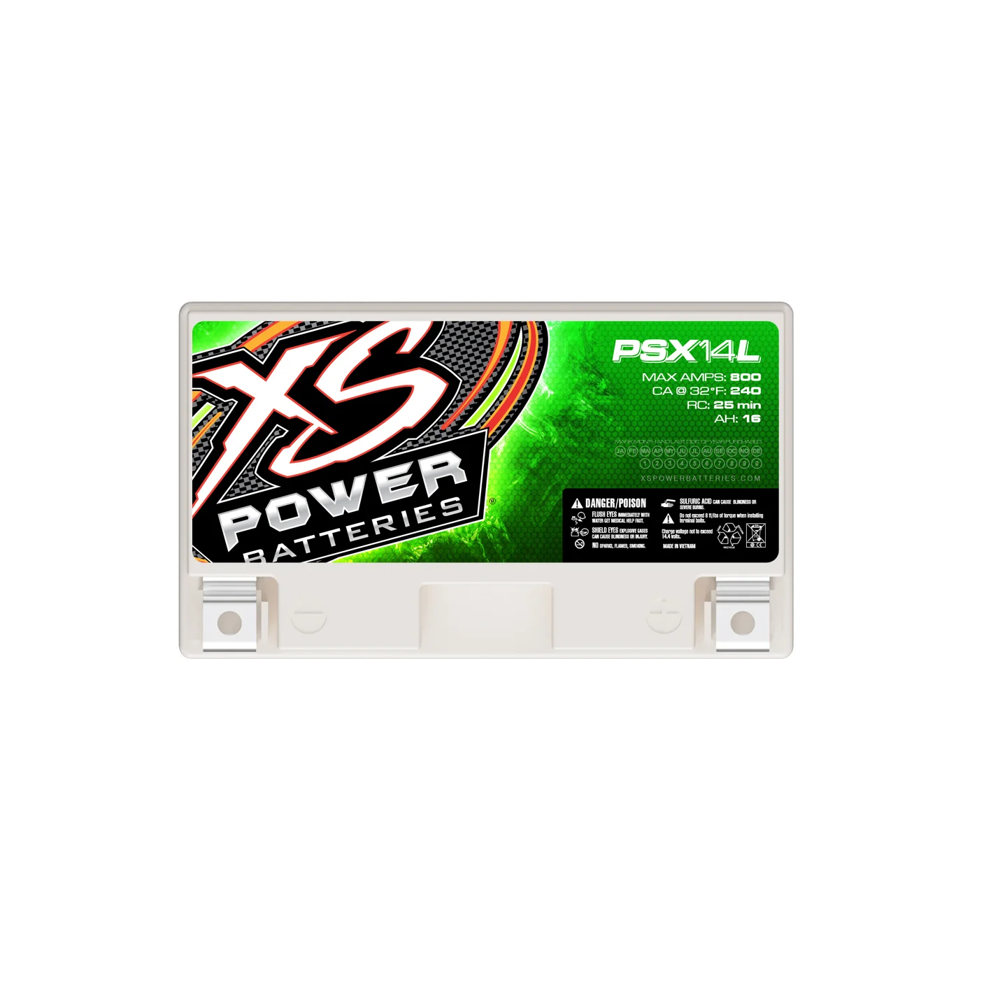 XS Power PSX14L Group 14L 12V AGM Powersports Battery - Image 4