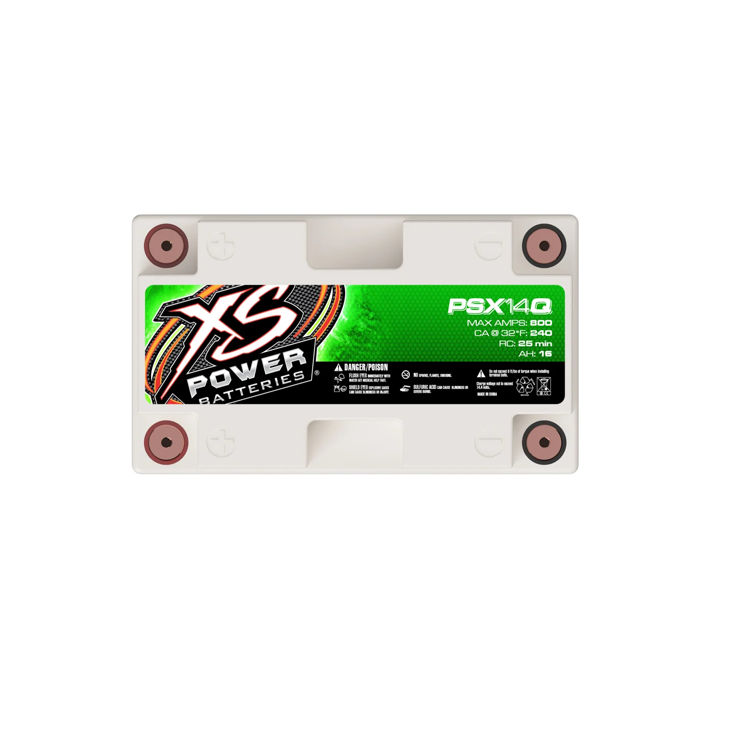XS Power PSX14Q Group 14/14L 12V AGM Powersports Battery - Image 3