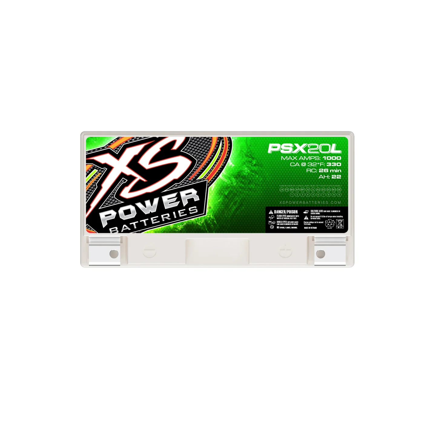 XS Power PSX20L Group 20L 12V AGM Powersports Battery - Image 4