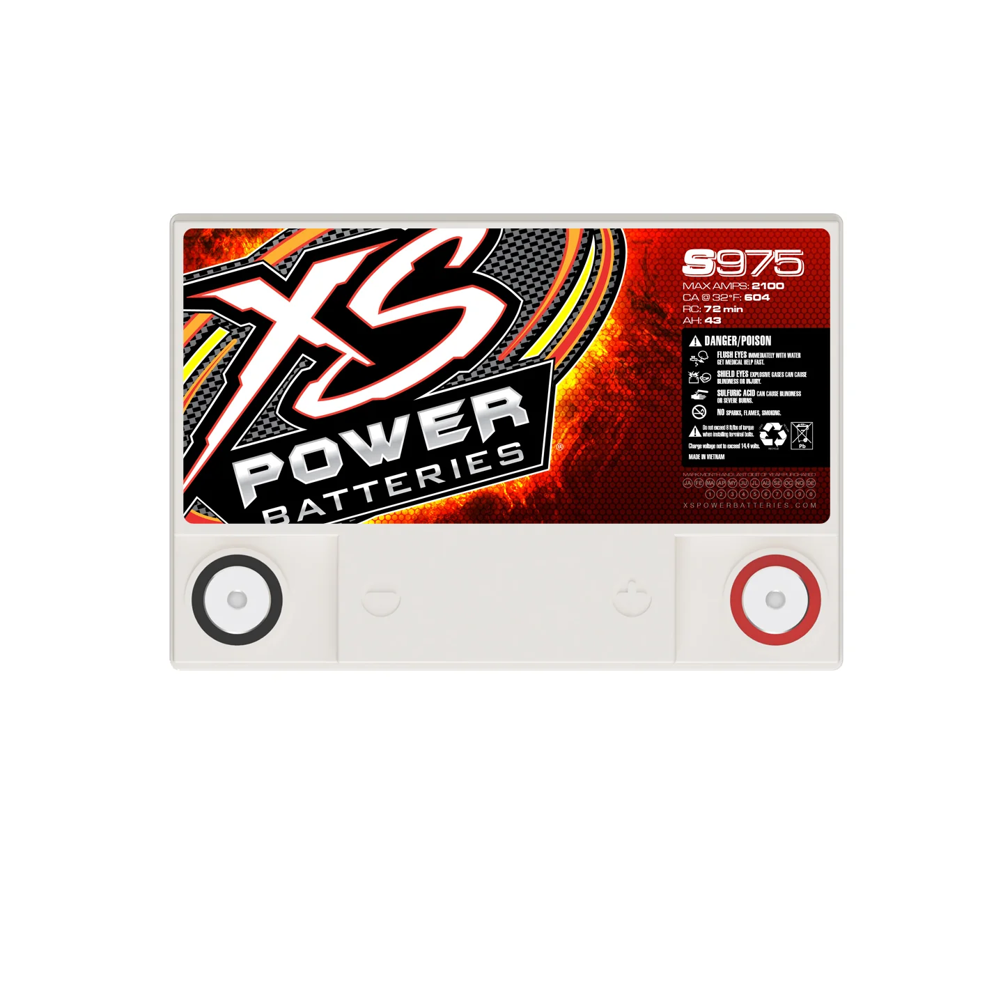 XS Power S975 12V AGM Racing Battery - Image 4