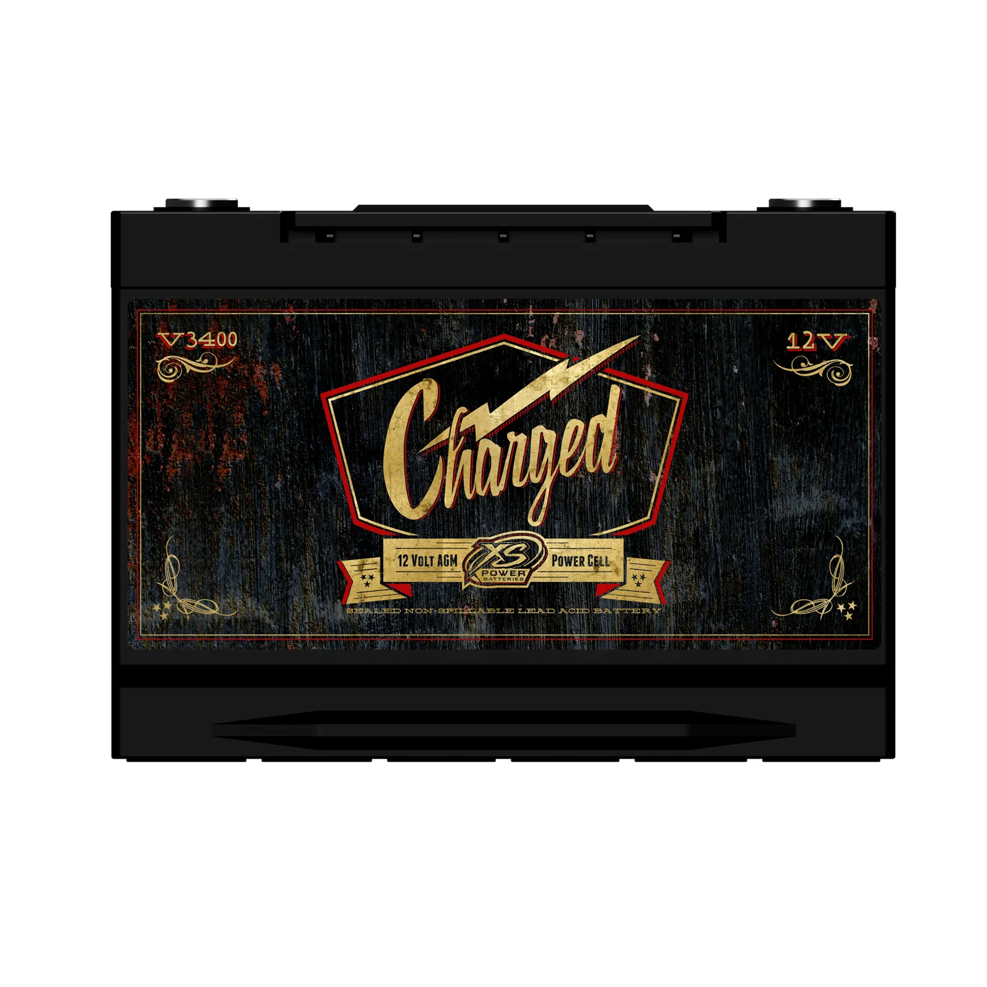 XS Power V3400 Group 34 Vintage 12V AGM Battery - Image 2